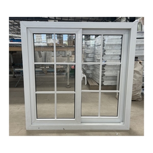 High Quality PVC Sliding Glass Window UPVC Double Glazed Sliding windows