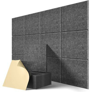 100% PET Felt Polyester Fiber Acoustic Insulation Panels Soundproof Wall Partition Divider For Hotel