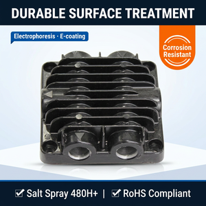 Anodized Aluminum Die Casting Heat Sink Custom Design Thermal Management Parts