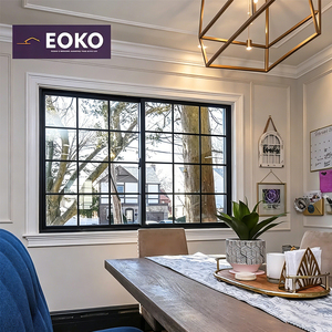 EOKO French Style Sliding Windows NFRC Certified Heat Insulation Sliding Glass Windows for Residential Hotel Balcony